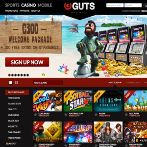 Guts Casino Review 100 Free SPins