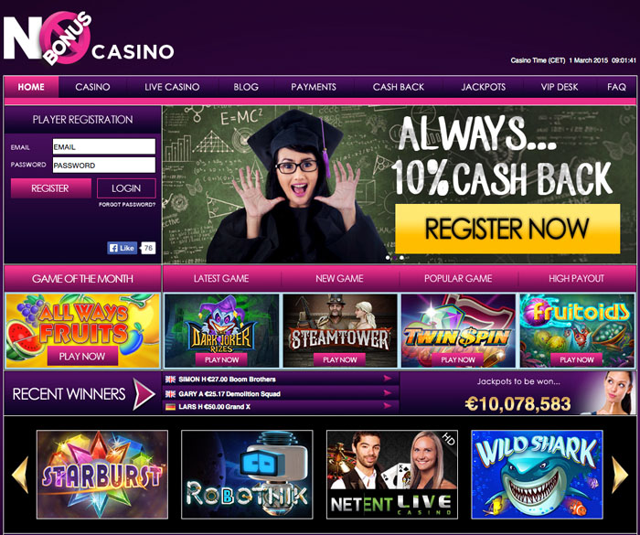 No-Bonus-Casino