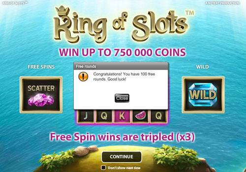 KingOfSlots-100FreeSpins