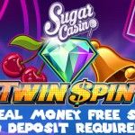 10 No Deposit Real Cash Free Spins on Twin Spin Slot at Sugar Casino