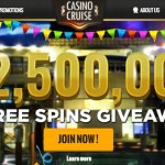 50 Casino Cruise No Deposit Free Spins EVERY week the whole month of January 2016