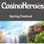 CasinoHeroes Easter Weekend Free Spins 2016: Get 125 Free Spins daily