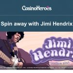 1000 Jimi Hendrix Freespins now available at CasinoHeroes