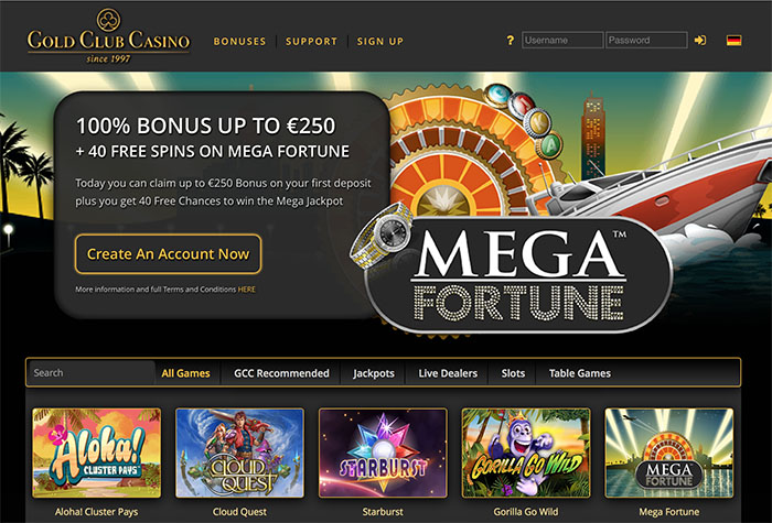 Gold Club Casino Review