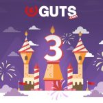 Free Spins every day, win a trip to Malta and dinner for 3 for Guts Casino’s 3 year birthday celebration