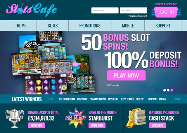 SLOTS CAFE CASINO