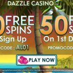 Dazzle Casino October 2016 No Deposit Free Spins Bonus Code now available
