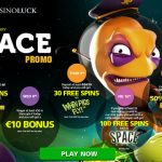 CasinoLuck February 2017 Free Spins | Space Promotion from 7 – 12 February 2017