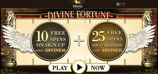 10 Divine Fortune No Deposit Free Spins