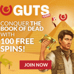 New Guts Canadian Welcome Offer | 100% up to $500 + 100 Real Cash Free Spins