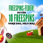 Swedish Promotional offer: Get 10 Free Spins every day in May for new Rizk players