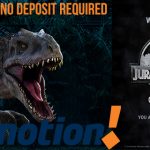 BetMotion Casino Promotion – Get 10 Jurassic World Free Spins No Deposit Required on sign up!