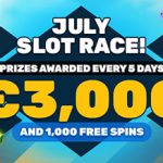 PlayAmo July Slot Race Promotion: €15,000 and 5,000 free spins in the season’s main race at PlayAmo!